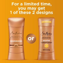 SheaMoisture Antiperspirant Deodorant Stick Moisturizing Raw Shea Butter & Hyaluronic Acid for 48HR Sweat & Odor Protection with No Parabens-& No Mineral Oil 2.6 oz,(Pack of 4)