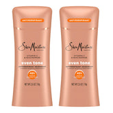 SheaMoisture Antiperspirant Deodorant Stick Even Tone Vitamin C & Niacinamide 2 Count for 48HR Sweat & Odor Protection with No Parabens & No Mineral Oil 2.6 oz