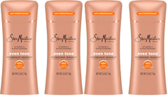 SheaMoisture Antiperspirant Deodorant Stick Even Tone Vitamin C & Niacinamide for 48HR Sweat & Odor Protection with No Parabens & No Mineral Oil 2.6 oz, (Pack of 4)