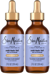 SheaMoisture Scalp & Hair Oil, Anti-Hair Fall for Healthy Looking and Moisturized Scalp, with Biotin & Multi-Peptide ScalpBoost Technology, 2 oz,(Pack of 2)