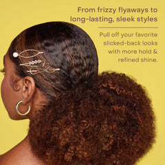 SheaMoisture Strong Hold Styling Gel+Flaxseed Jamaican Black Castor Oil Gives Controlled Style,AllDay Hold,Infused With Castor Seed Oil,SheaButter & Indulgent Scent ParabenFree AntiFrizz Hair Gel 15oz | Jamaican
