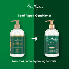 SheaMoisture Bond Repair Conditioner Amla Oil Strengthens And Repairs Hair Bonds With Hydroplex Technology And Amla Oil For Less Breakage With Restorative HydroPlex Infusion 13 FlOz,(Pack of 2)