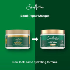 SheaMoisture Bond Repair Masque Amla Oil Deeply Moisturizes and Visibly Repairs Damage with Hydroplex Technology and Amla Oil for Stronger Hair with Restorative HydroPlex Infusion 11 oz