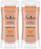 SheaMoisture Deodorant Stick for 72h Odor Control Fresh Aluminum Free 2.6 oz, (Pack of 2)