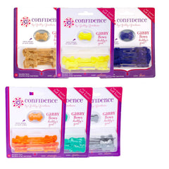 Confidence - GaBBY Bow Daddy's Girl Design - Patented Non-Slip Barrettes – 60 Pack – 6 Bow Colors