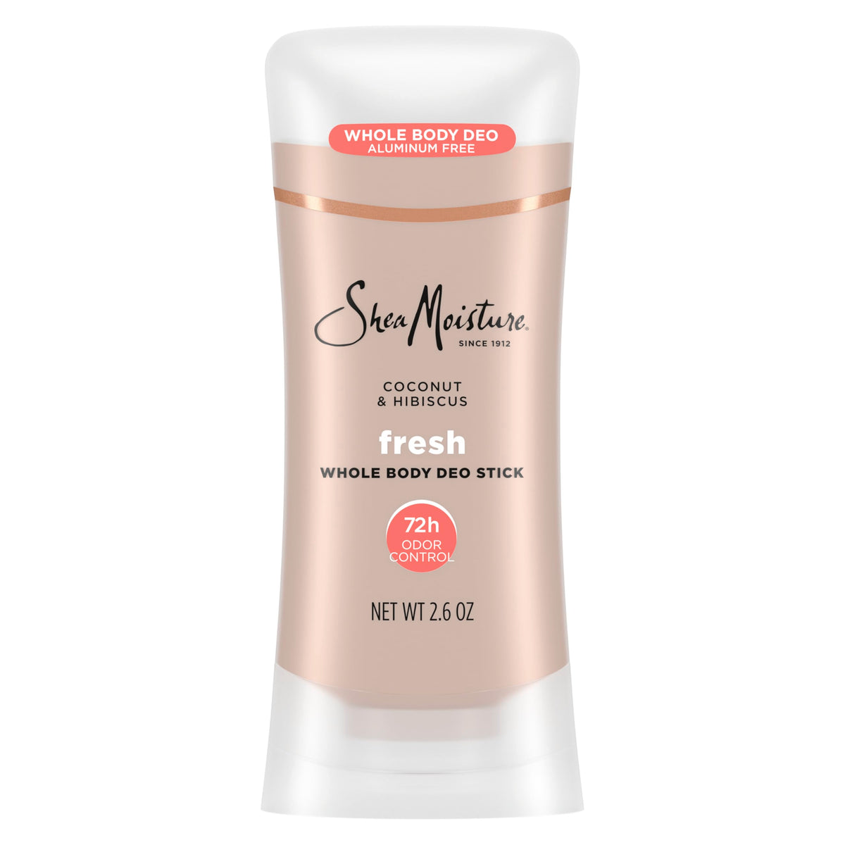 SheaMoisture Whole Body Deodorant Stick 72h Odor Control Fresh Aluminum Free 2.6 oz