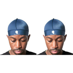Royalty Headwear Silky Wave Cap for 360, 540 & 720 Waves, Soft Breathable Durag Skull Cap Beanie for Men