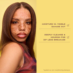 Shea Moisture Strengthen and Restore Shampoo Jamaican Black Castor Oil for Damaged Hair Sulfate-Free 24 Fl oz