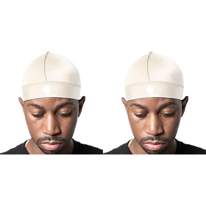 Royalty Headwear Silky Wave Cap for 360, 540 & 720 Waves, Soft Breathable Durag Skull Cap Beanie for Men