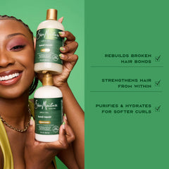 Shea Moisture Amla Oil Bond Repair System Complete Strengthening Routine 4 Piece Kit for Damaged Hair with HydroPlex Technology for Strengthening & Less Breakage