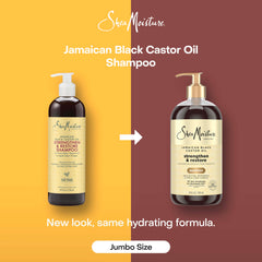 Shea Moisture Strengthen and Restore Shampoo Jamaican Black Castor Oil for Damaged Hair Sulfate-Free 24 Fl oz