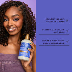 SheaMoisture Anti-Dandruff Conditioner Apple Cider Vinegar & Salicylic Acid For Soft & Smooth Hair System for a Healthier Scalp 13 oz