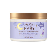 SheaMoisture Baby Deep Conditioner Manuka Honey & Lavender for Delicate Hair and Skin Nighttime Skin and Hair Care Regimen 12 oz