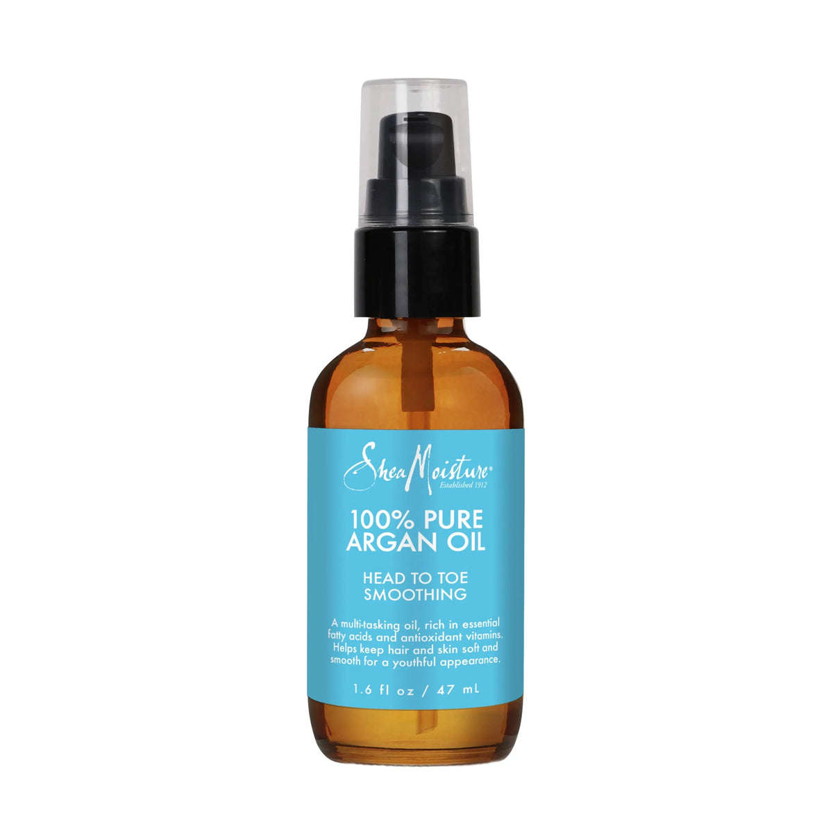 Sheamoisture Multi-Tasking Oil for Smooth Hair and Skin 100% Pure Argan Oil Head-to-Toe Formula 1.6 Fl Oz