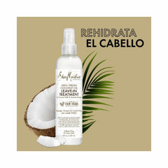 SheaMoisture 100 Percent Virgin Coconut Oil Leave-In Treatment, 8 Ounce, (Pack of 2)