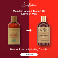 SheaMoisture Hydration Hair Milk Manuka Honey and Mafura Oil for Dry Hair to Hydrate and Style Hair 8 oz